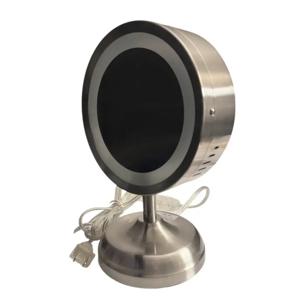 Conair Makeup Mirror BE93 Lighted Double Side Magnifying 5X/1X Tiltable On/Off
